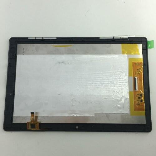 10.1" LCD Display Panel Touch Screen Digitizer Assembly frame Replacement Parts For PB101A2340 18011 KDX Tablet PC used parts