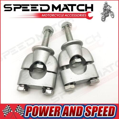 New Suitable 22mm Handlebar Handle M10mm Bar Riser Mount Clamps Motorcycle Dirt Bike ATV