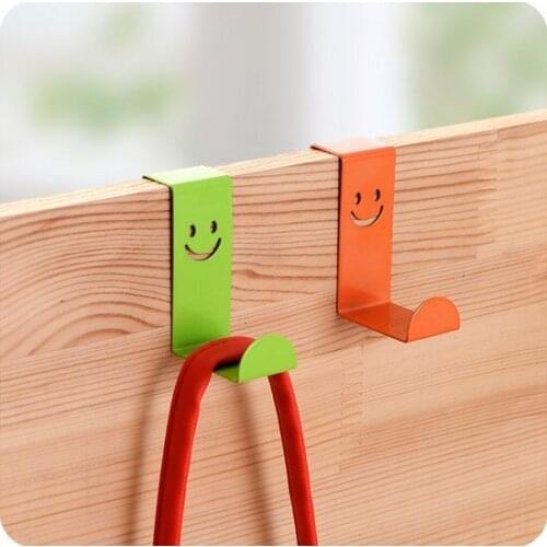 1PC New Back Door Hook Houseware Clothes Robe Hooks Stainless Steel Hanger Storage Rack LF 041