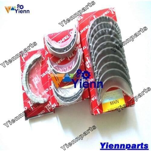 3TNB78 Crankshaft Main Bearing Connecting Rod Conrod Bearing Set For Yanmar Diesel Engine Spare Parts