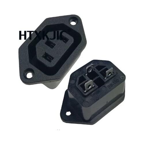 50pcs IEC 320 C13 female industrial power connector socket for PDU Socket Plug Mains Power Connector Power Supply Output Outlet