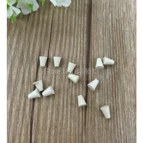 Freeshipping 100pcs 5mm White Rubber Plug Rubber Stopper for Vial Pendants, diy glass bottle, glass pendants