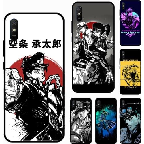 Jotaro Kujo And Dio Jojo Anime For Xiaomi Redmi Note 10 Pro Note 9 8 Pro 8T 9S Cover For Redmi 9T 9A 9C K40 7A 8A Case