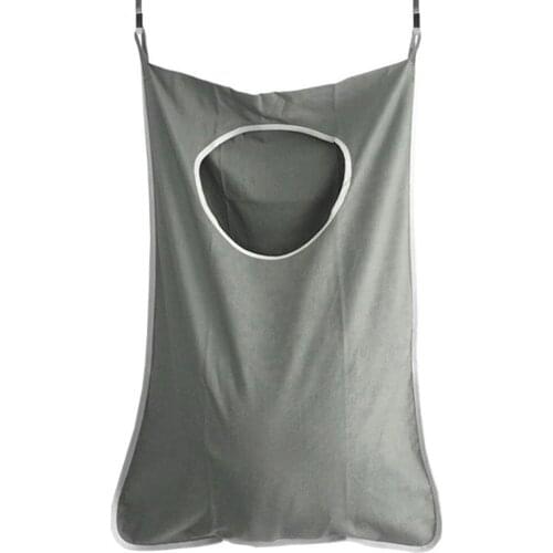 Door Hanging Laundry Bags For Dirty Clothes Washing Machines Wall Mounted Bathroom Storage Bag Hanging Laundry Hamper NJ71008