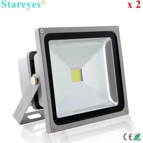 Frre shipping 2 Pcs / lot 10W 20W High power LED Floodlight Light Bulb Lighting Outdoor flood lamp spot light Omni