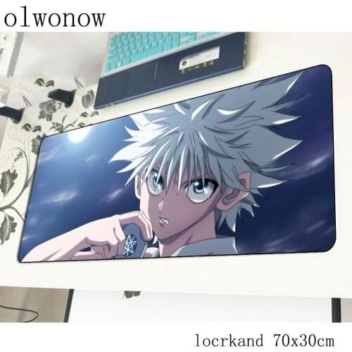 HUNTERxHUNTER pad mouse Fashion computer gamer mouse pad 70x30cm padmouse Halloween mousepad ergonomic gadget office desk mats