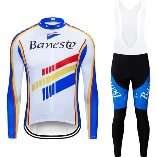 Summer 2020 Pro Long Sleeve Cycling Jersey Set Bicycle Clothes Uniform Racing Bicycle Clothes Wear Maillot Ropa Ciclismo Autumn
