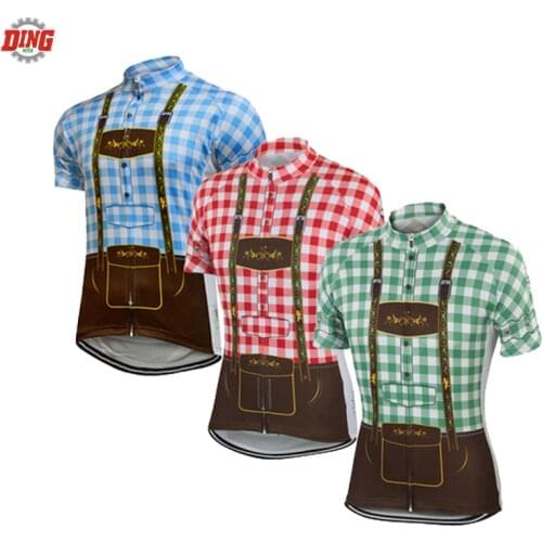 Hot sale classic men cycling jersey ropa Ciclismo Short sleeve bike wear Retro clothing MTB blue green red Bicycle team clothes