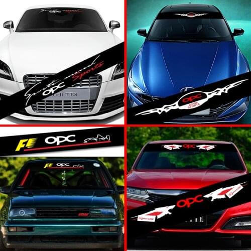 Car Front Rear Windshield Prevent Sunlight Reflection Stickers For Opel OPC Decoration Decals Styling Parts Accessories