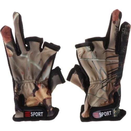 Перчатки без пальцев для рыбалки OOTDTY China At AliExpress