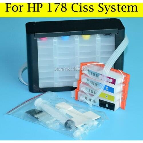 With ARC Chip CISS For HP 178 Continuous Ink Supply System For HP 6521 6510 6520 7510 B8553 B109Q B109N B110A