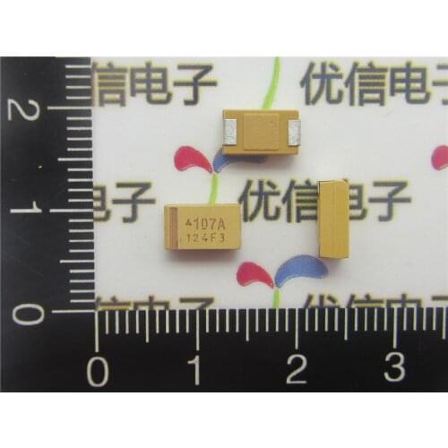 20pcs/lot High Quality SMD tantalum capacitor 100uf 7343 10V 100UF D type 20% tantalum capacitor 10V