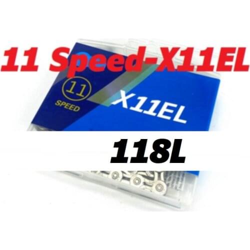 X11EL Chain 11 Speed Hollow MTB Mountain Bike Road Bicycle Trekking 11/22/33 Speed Bike 11speed Cassette Chain Silver