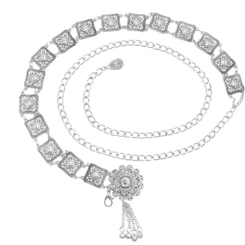 Womens Indian Ethnic Waist Chain Hot Sale Tassel Waist Chain Sexy Beach Body Jewelry Wedding Dance Waist Chain Boho Jewelry