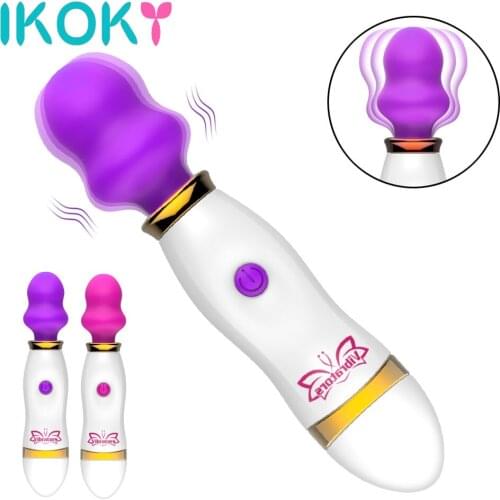 14cm Magic Wand Women Vibrators For Clitoris Stimulator Vagina Massager Butt Plug Masturbator Female Sex Toys Adults Erotic Shop