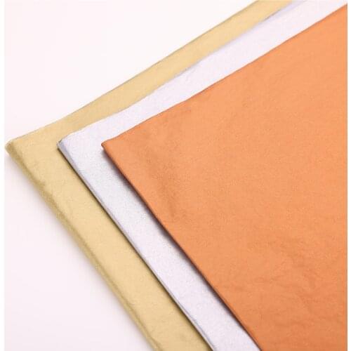 20pcs/lot Gold Silver Rose Gold Color Tissue Paper Wrapping Floral Wraps DIY Flower Packing Christmas Tissue Wrapping Paper