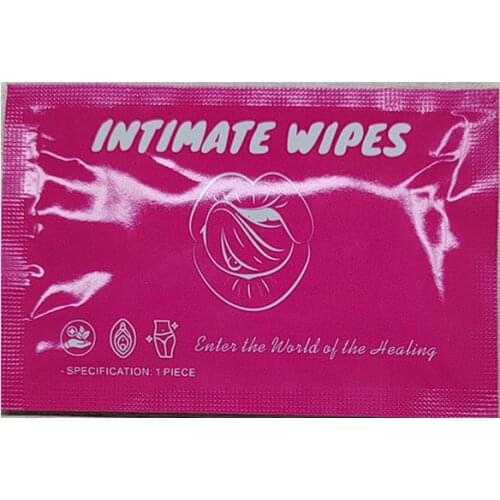 20 Pcs Yoni Intimate For Women Organic Feminine Vaginal Wet Toilet Paper Single Packets Itching Odor Removing Sterile Wipes