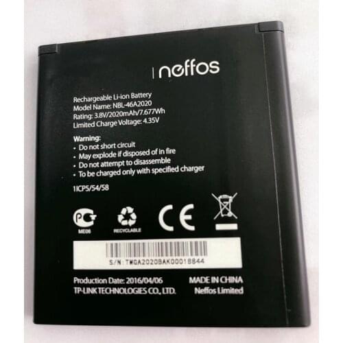 Neffos NBL-46a2020 TP-LINK 2020mah Battery