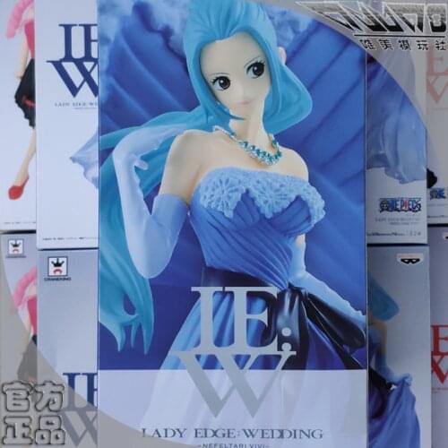 BANDAI Banpresto ONE PIECE LADY DEGE Vivi Blue wedding dress Anime Figure