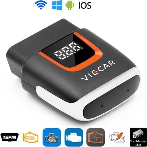 Viecar VP002 ELM327 V2.2 WIFI ELM 327 OBD2 Car Diagnostic Auto Tool elm327 OBD USB Scanner Code Reader For Android/IOS