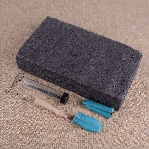 LETAOSK Set Of Wool Felt Tools Needle Felting Starter Kit Mat Needles DIY Accessories For Home Craft Work