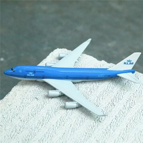 KLM Royal Dutch Airlines Airplane Diecast Aircraft Model 6" Metal Plane Aeroplane Home Office Decor Mini Moto Toys for Children