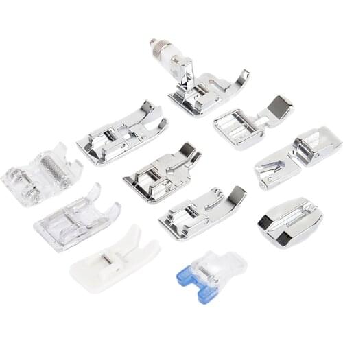 11 Pieces Domestic Sewing Machine Presser Foot Feet Tool Kit