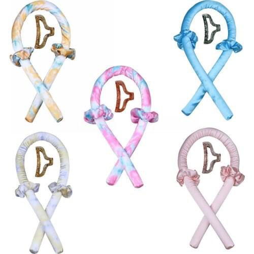 Heatless Curling Rod Headbands Big Wave Curling Stick Curling Wand Lazy Sleeping Hair Curling Foam Sponge Headband Styling Tools