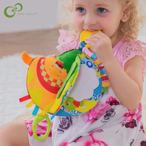 Baby Educational Cloth Book Rustling Coloring Early Learning Toys Children Toddler Toys Can Bite Cloth Book Puzzle Baby Book DDJ