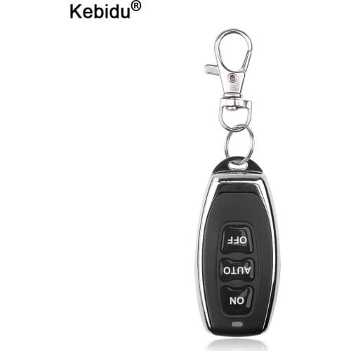 Kebidu Wireless 3 Buttons Remote Control Duplicator Copy Code 433Mhz Frequency for Electric Gate Garage Door Keychain