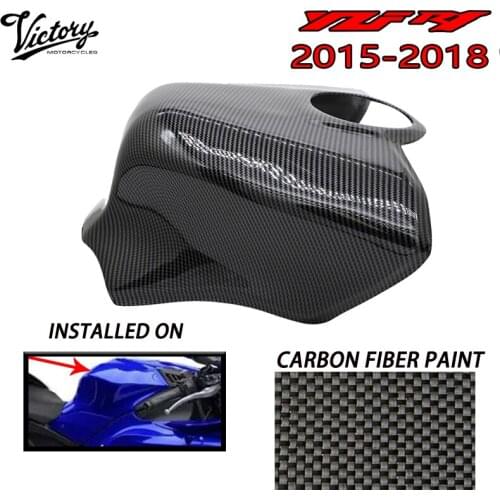 High Quality Motorcycle Fuel Tank Cap Suitable For Yamaha Models ABS Plastic Carbon Fiber YZF R1 YZFR1 YZF-R1 2015 2017 2018