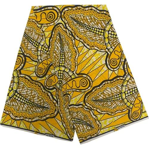 High Quality Party Dress Material For Sewing Ankara Fabric African Real Wax Original Printed Fabric By The Yard 100%Soft VL 1702