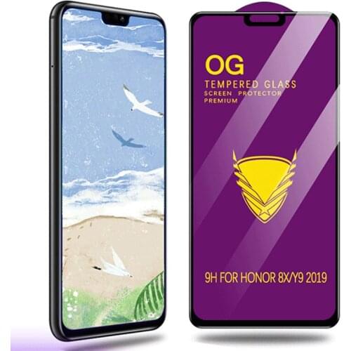 Full coverage protective glass For Huawei Honor 7 Play 7A 7C 7S 8X 8S 2020 8A Prime 9x Pro Tempered glass Screen Protector Film