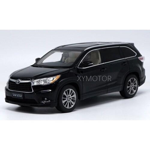 1/18 For Toyota Highlander 2015 SUV Diecast Car Model Kids Toys Gifts collection Display Black/Red/White Metal,Plastic,Rubber
