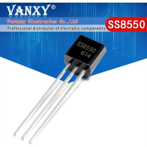 100PCS SS8550 TO-92 8550 TO92 new triode transistor