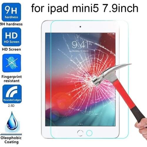 10D 9H Tempered Glass For Apple iPad Mini 5 Screen Protector For iPad Mini5 7.9 Inch 2019 Perman Tablet Protective Film Glass