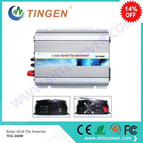300w dc 10.8-28v to ac 190-260v grid tie solar micro inverter 300w dc 10.8-28v to ac 190-260v
