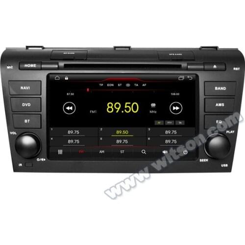 7" Android 10 OS Car DVD Multimedia GPS Radio for Mazda 3 2004 2005 2006 2007 2008 2009 with 128GB External HDD Support