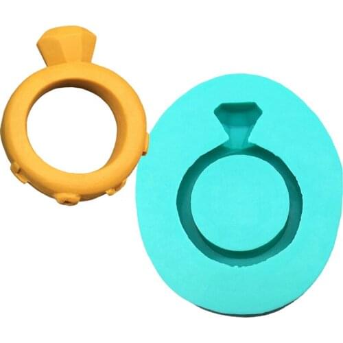 Diamond Ring Silicone Cake Mold Fondant Decorating Tools Cupcake Chocolate Mold