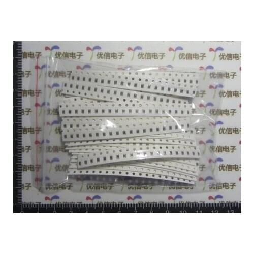 Free shipping 0805 SMD resistor package / 0805 chip resistor package 3V-9.1V / common 0805 chip resistors kit / 25 kind * 40pcs