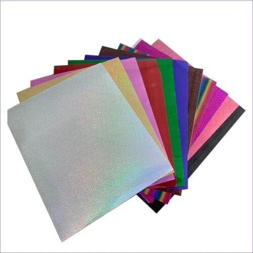 Free shipping 11 sheets/colors 25X30CM Laser Heat Transfer Vinyl Iron on Heat Press Machine Cutting Plotter HTV T-shirt DIY