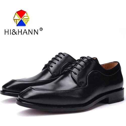 USA brand luxurious Handmade Goodyear Crafts Men Genuine Leather Oxfords with Genuine Leather outsole Men dress shoes