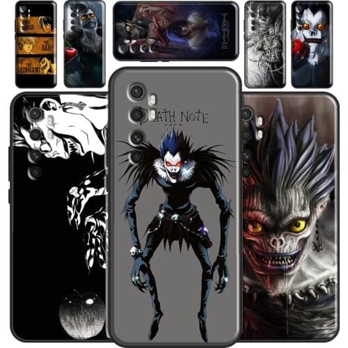 Ryuk Death Note Phone Case For Xiaomi Mi 11 Lite 9 10 9T 10T Pro POCO X3 M3 Pro F3 Mi 11 Ultra Back Cover