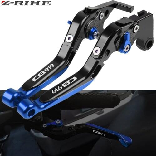For Honda CB919 CB919F hornet 2001-2008 2007 2006 Motorcycle Accessories CNC Adjustable Folding Brake Clutch Levers CB919 LOGO