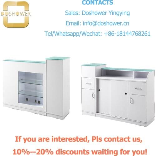 Doshower DS-RT2 salon shop nail table of nail table reception table manicure table for salon nail table reception table