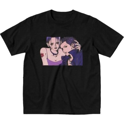 Nana Osaki Ai Yazawa Tshirt for Men Short Sleeved T Shirt Fashion Harajuku Anime Manga T-shirt Slim Fit Soft Cotton Tee Tops