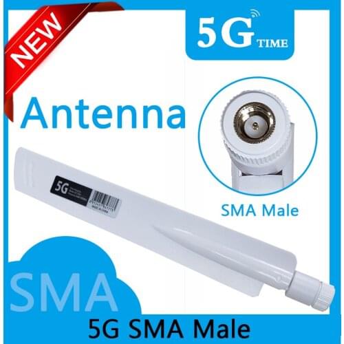 20 pcs 5GHz Antenna 12dBi SMA Male wifi Antena High-gain 600-6000MHZ SMA female wireless Cellular modem router WIRELESS