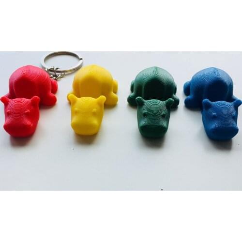 Hypo Keychain and Cute Desktop Smartphone Stand Cell Phone Holder 3D Printed Toy for All