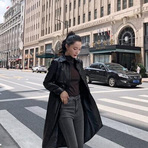100% Real Sheepskin Genuine Leather Jacket Women Biker Jacket Spring 2020 Winter Vintage Black Punk Female Ladies Coat OT1894