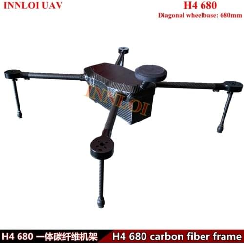 DIY H4 680mm Drone carbon fiber frame quad copter Multi Rotor Long Flight Platform Accessories For Commercial / Industrial uav